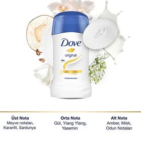 Dove Original 2x40 ml Kadın Stick Deodorant