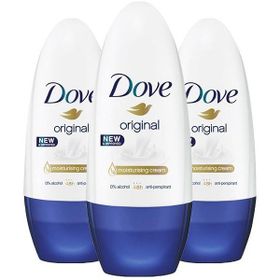 Dove Original 3x50 ml Kadın Roll-On Deodorant