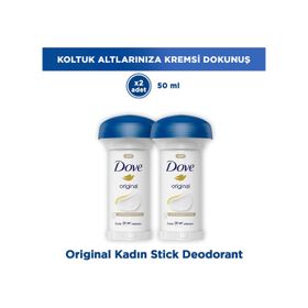 Dove Original 50 ml 2'li Kadın Stick Deodorant