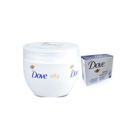 Dove Original Body Silk 300 ml El ve Vücut Kremi + 100 gr Krem