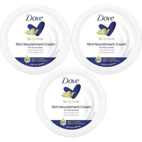 Dove Rich Nourishment Cream 3x250 ml Besleyici El ve Vücut Kremi
