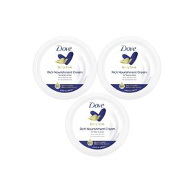 Dove Rich Nourishment Cream 3x250 ml Besleyici El ve Vücut Kremi