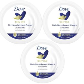 Dove Rich Nourishment Cream 3x250 ml Besleyici El ve Vücut Kremi