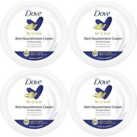 Dove Rich Nourishment Cream 4x250 ml Besleyici El ve Vücut Kremi