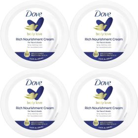 Dove Rich Nourishment Cream 4x250 ml Besleyici El ve Vücut Kremi