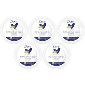 Dove Rich Nourishment Cream 5x250 ml Besleyici El ve Vücut Kremi
