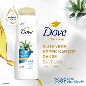 Dove Ultra Care Kepek Karşıtı Bakım Aloe Vera 2x400 ml Saç Bakım Şampuanı