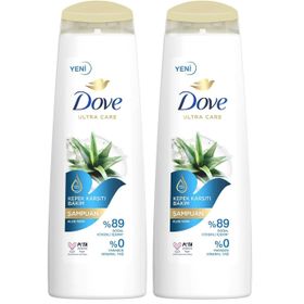 Dove Ultra Care Kepek Karşıtı Bakım Aloe Vera 2x400 ml Saç Bakım Şampuanı