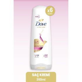 Dove Ultra Care Uzun Saç Terapisi Uzun Yıpranmış Saçlar İçin 6x350 ml Saç Bakım Kremi