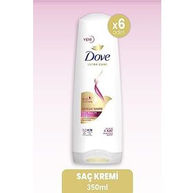 Dove Ultra Care Uzun Saç Terapisi Uzun Yıpranmış Saçlar İçin 6x350 ml Saç Bakım Kremi