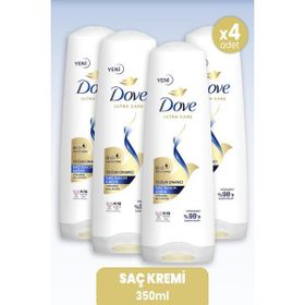 Dove Ultra Care Yoğun Onarıcı Yıpranmış Saçlar İçin 4x350 ml Saç Bakım Kremi