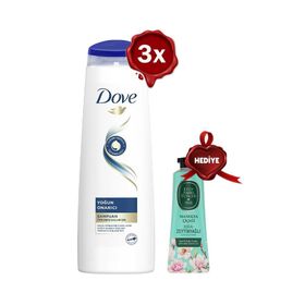 Dove Yoğun Onarıcı 3x350 ml Şampuan