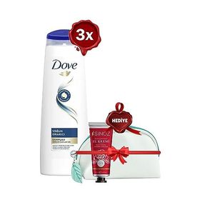 Dove Yoğun Onarıcı 3x350 ml Şampuan