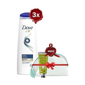 Dove Yoğun Onarıcı 3x350 ml Şampuan