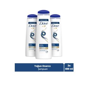 Dove Yoğun Onarıcı Yıpramış Saçlar 3x400 ml Şampuan