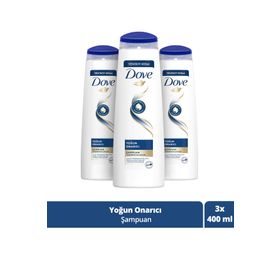 Dove Yoğun Onarıcı Yıpramış Saçlar 3x400 ml Şampuan
