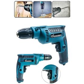 Dozzer Alman 1200 W Devir Ayarlı Bakır Sargılı Metal Şanzumanlı 10 mm Kablolu Vidalama Matkap