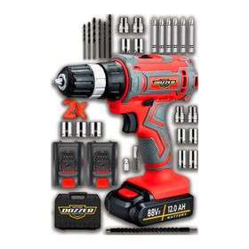 Dozzer Alman Red-X 14.4 V 2.0 Ah Çelik Şanzuman Bakır Sargılı 2 Akülü Vidalama Matkap Şarjlı Matkap