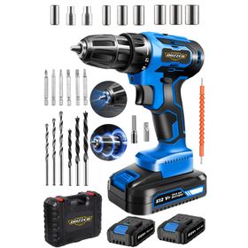 Dozzer Alman Wolf 512VF 25 Ah Titan Motor 27 Parça Setli 2 Akülü Vidalama Matkap