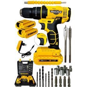 Dozzer Würth Seri 27 Parça 128 VF 20 Ah Bakır Sargılı Çelik Şanzuman Şarjli Akülü Vidalama Matkap