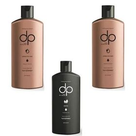 DP 250 ml Mentol Şampuan + Tuzsuz 2x250 ml Çörekotu Yağı Şampuan