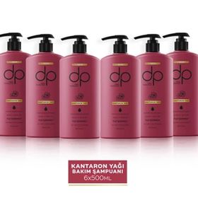 DP 6x500 ml Kantaron Yağı Tuzsuz Şampuan
