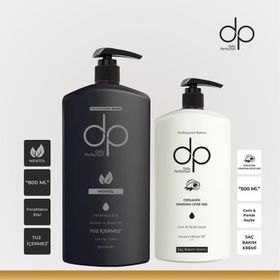 Dp Daily Perfection Mentollü 800 ml Şampuan + Organik Hindistan Cevizi Özlü 500 ml Saç Kremi