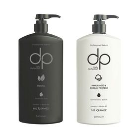 DP Daily Perfection Pamuk Sütü Buğday Proteini 500 ml Şampuan + Mentol 500 ml 2'li Set Şampuan