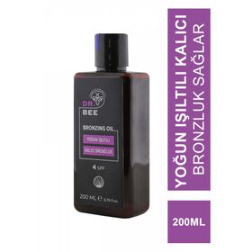 Dr. Bee SPF 4 Yoğun Işıltılı 200 ml Bronzlaştırıcı Yağ
