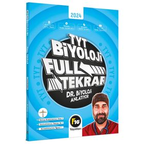 Dr. Biyoloji TYT Biyoloji Full Tekrar Video Ders Kitabı Barış Hoca F10 Yayınları