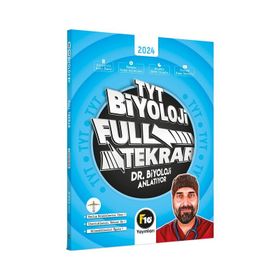 Dr. Biyoloji TYT Biyoloji Full Tekrar Video Ders Kitabı Barış Hoca F10 Yayınları