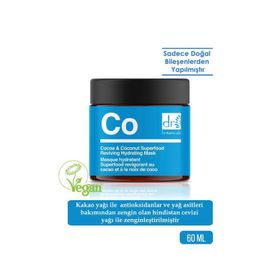 Dr. Botanicals 60 Ml Cocoa & Coconut Superfood Mask