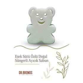 Dr. Bronos Eşek Sütü Özlü Doğal 135 gr Süngerli Sabun