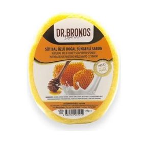 Dr. Bronos Süt Bal Özlü Doğal 135 gr Süngerli Sabun