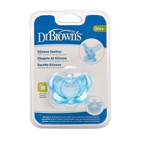 Dr Browns 0+ Ay Silikon Emzik Mavi