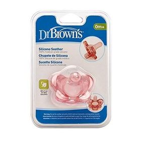Dr Browns 0+ Ay Silikon Emzik Pembe