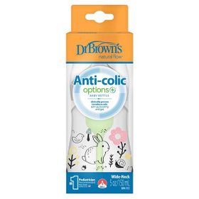 Dr. Browns 150 ml Geniş Ağız PP Antikolik Options Kız Biberon