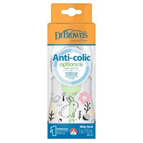 Dr. Browns 150 ml Geniş Ağız PP Antikolik Options Kız Biberon