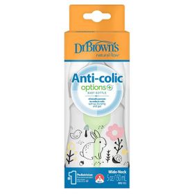 Dr. Browns 150 ml Geniş Ağız PP Antikolik Options Kız Biberon