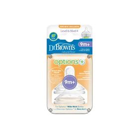 Dr Brown's 4. Seviye Geniş Ağız Silikon Biberon Emziği