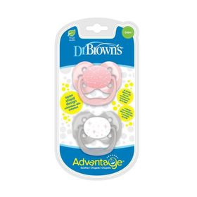 Dr. Browns Advantage 1.Evre Pembe İkili Paket Emzik