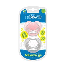 Dr. Browns Advantage 1.Evre Pembe İkili Paket Emzik