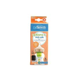 Dr. Browns DB 51730 150 ml 0+ Ay Options+ Geniş Ağız Antikolik Cam Biberon