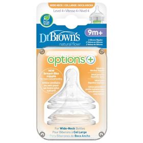 Dr Browns Options 2'li 4.Evre Geniş Ağız Silikon Biberon Emziği