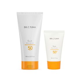 Dr.C.Tuna Sun Science SPF 50+ 50 ml Yüz Kremi + Dr.C.Tuna Sun Science 50 SPF 150 ml Güneş Losyonu