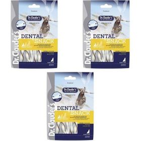 Dr. Clauder's 3x80 gr Dental Snack Tavuklu Diş Sağlığı Köpek Ödülü