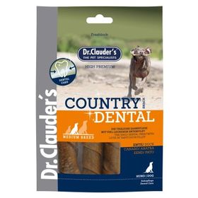 Dr.Clauder's Country Dental Snack 120 gr Domuz Derili ve Ördekli Orta Irk Köpek Ödül Maması
