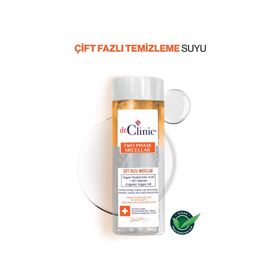 Dr. Clinic 150 ml Çift Fazlı Micelar Temizleme Suyu