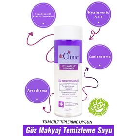 Dr. Clinic 150 ml Göz Makyaj Temizleme Suyu