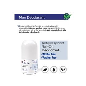 Dr. Clinic 50 ml Antiperspirant Erkek Roll-On